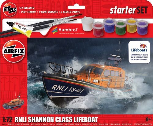 Airfix Starter Set - RNLI Shannon Class Lifeboat 1:72 (A55015)