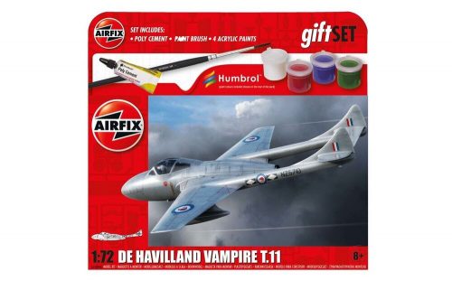 Airfix Hanging Gift Set de Havilland Vampire T.11 1:72 (A55204A)