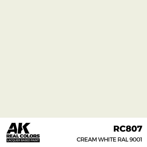 AK Interactive Cream White RAL 9001 Real Color 17 ml (RC807)