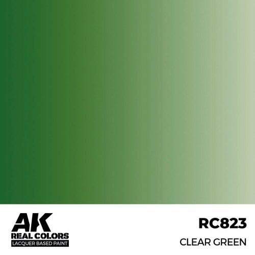 AK Interactive Clear Green Real Color 17 ml (RC823)