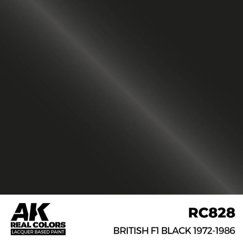 AK Interactive British F1 Black 1972-1986 Real Color 17 ml (RC828)