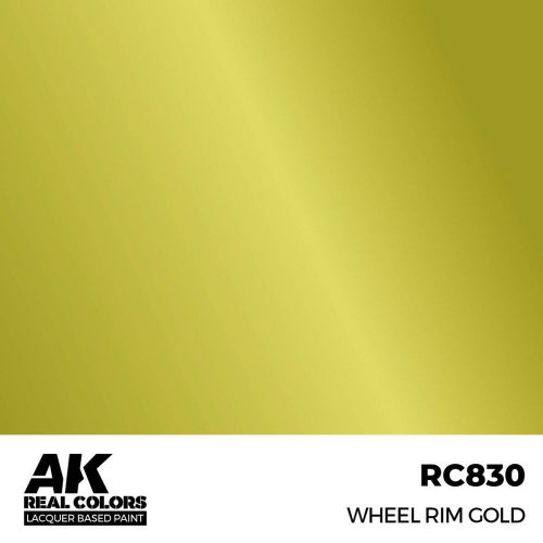 AK Interactive Wheel Rim Gold Real Color 17 ml, (RC830)