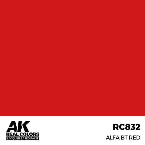 AK Interactive Alfa BT Red Real Color 17 ml, (RC832)