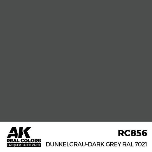 AK Interactive Dunkelgrau-Dark Grey RAL 7021 Real Color 17 ml (RC856)