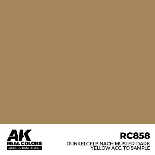 AK Interactive Dunkelgelb Nach Muster-Dark Yellow acc to Sample (RC858)