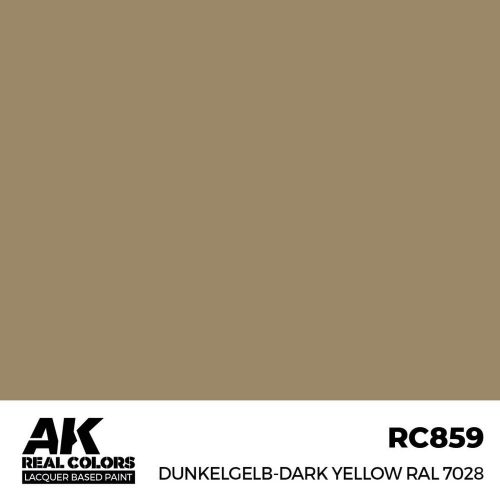 AK Interactive Dunkelgelb-Dark Yellow RAL 7028 Real Color 17 ml (RC859)