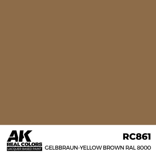 AK Interactive Gelbbraun-Yellow Brown RAL 8000 Real Color 17 ml (RC861)