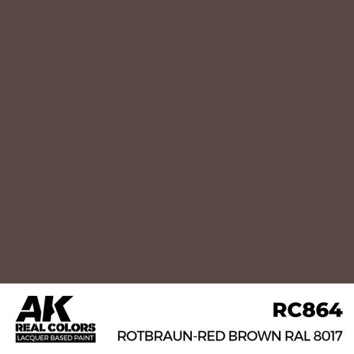 AK Interactive Rotbraun-Red Brown RAL 8017 Real Color 17 ml (RC864)