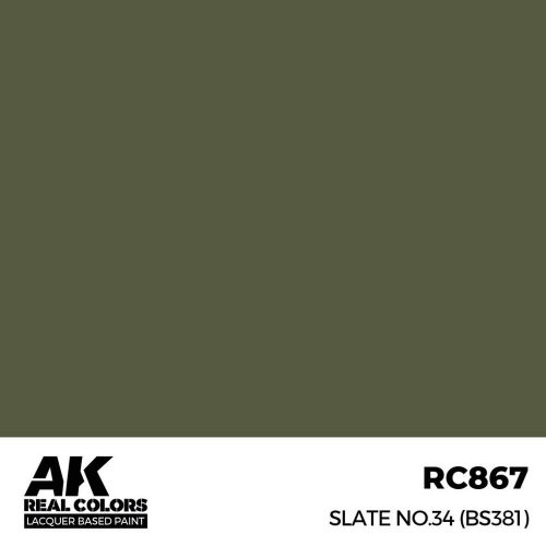 AK Interactive Slate No34 (BS381) Real Color 17 ml (RC867)