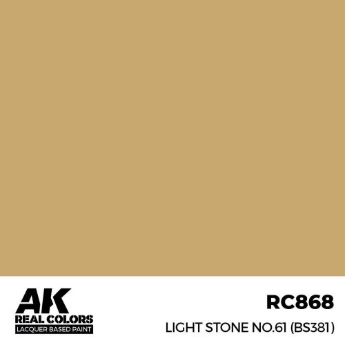 AK Interactive Light Stone No61 (BS381) Real Color 17 ml (RC868)