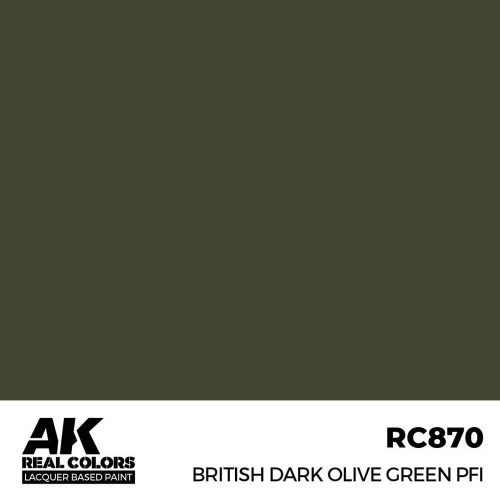 AK Interactive British Dark Olive Green PFI Real Color 17 ml (RC870)