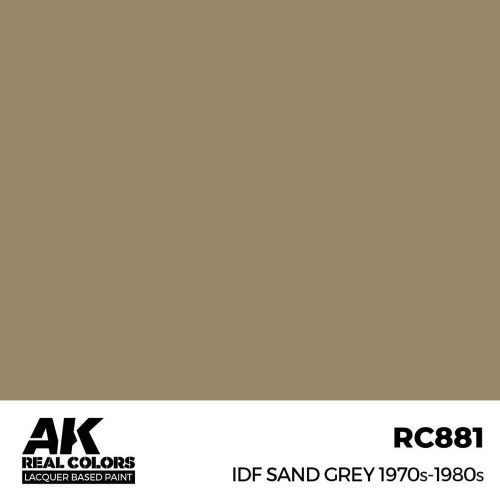 AK Interactive IDF Sand Grey 1970S-1980S Real Color 17 ml (RC881)