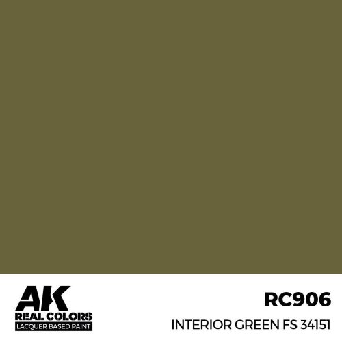 AK Interactive Interior Green FS 34151 Real Color 17 ml (RC906)