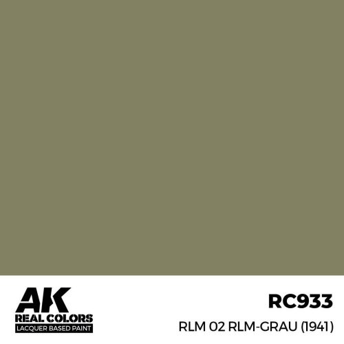 AK Interactive RLM 02 RLM-GRAU (1941) Real Color 17 ml (RC933)