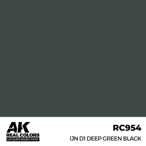 AK Interactive IJN D1 Deep Green Black Real Color 17 ml (RC954)