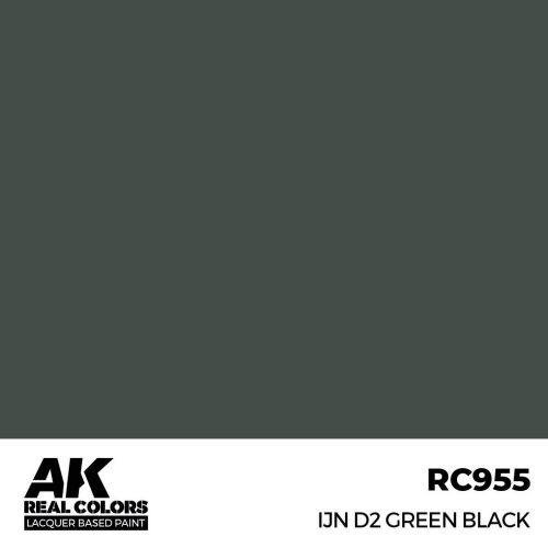 AK Interactive IJN D2 Green Black Real Color 17 ml (RC955)