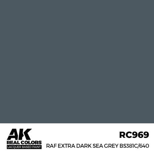 AK Interactive RAF Extra Dark Sea Grey BS381C/640 Real Color 17 ml (RC969)