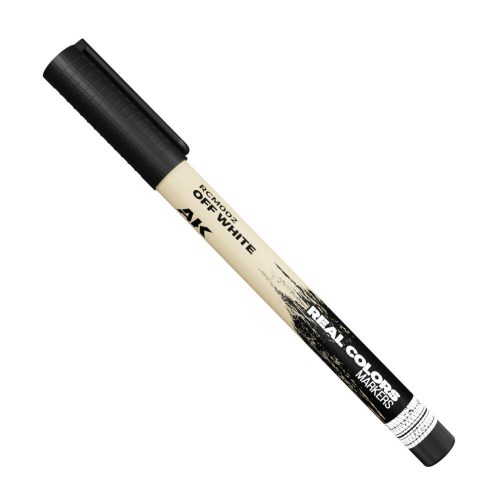 AK Interactive OFF WHITE Real Colors Marker (RCM002)