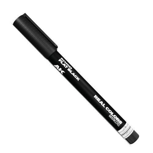 AK Interactive FLAT BLACK Real Colors Marker (RCM033)