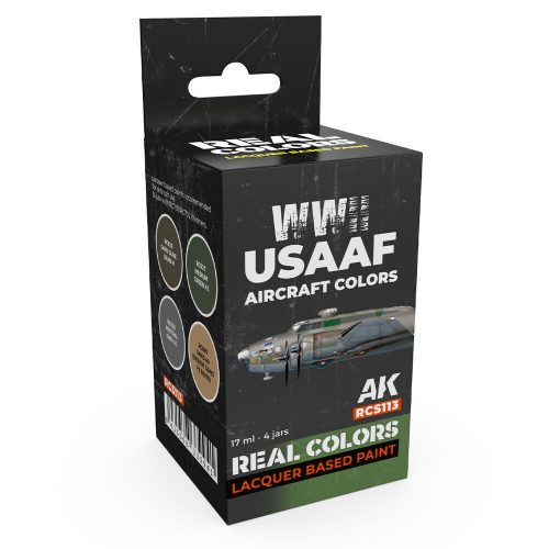 AK Interactive WWII USAAF Aircraft Colors SET (RCS113)