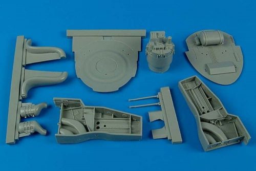 Aires F8F-1 Bearcat wheel bay Für Trumpeter Bausatz 1:32 (2073)