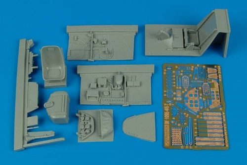 Aires Bf 109E-4/E-7 cockpit set for Eduard 1:32 (2104)