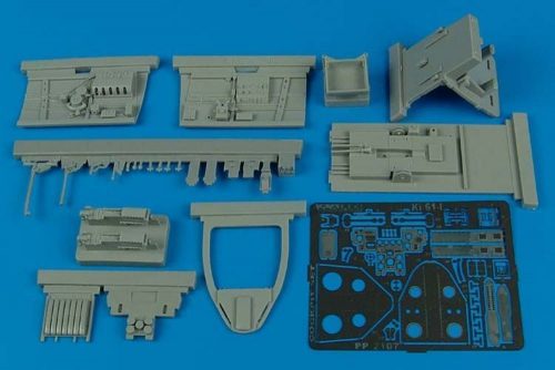 Aires Kawasaki Ki61-I cockpit set for Hasegawa 1:32 (2107)