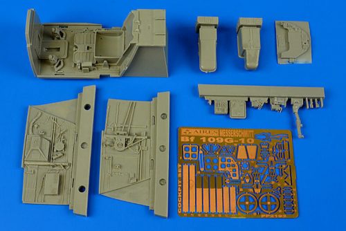 Aires Bf 109G-10 cockpit set for Revell 1:32 (2193)