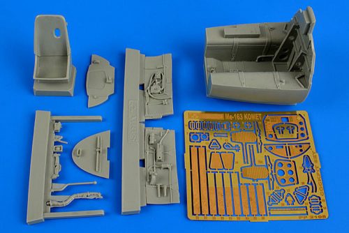 Aires Me 163B Komet cockpit set for Meng 1:32 (2198)