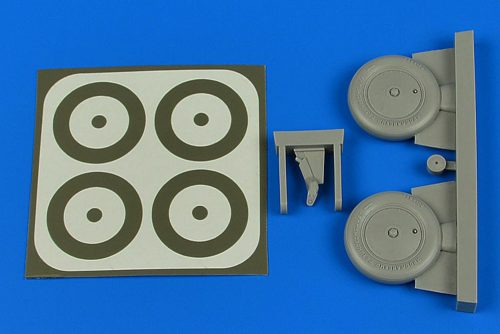 Aires I-153 Wheels & paint masks for ICM 1:32 (2225)