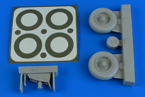 Aires A-1J Skyraider wheels & paint masks f.Trumpeter 1:32 (2231)