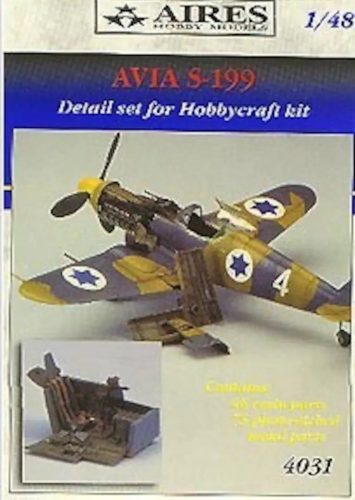 Aires Avia S-199 (Me-109 G) Super Detailset für Hobbycraft Bausatz 1:48 (4031)