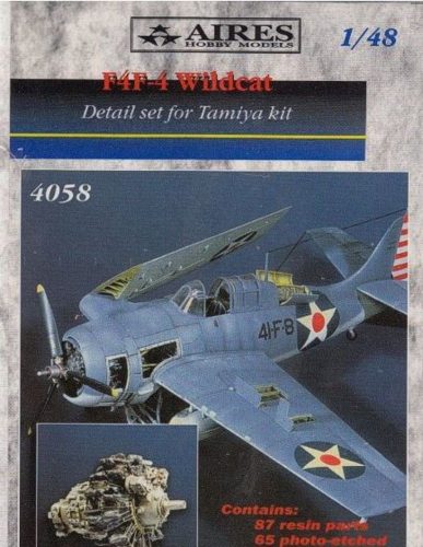 Aires F4F-4 Wildcat Super Detailset 1:48 (4058)