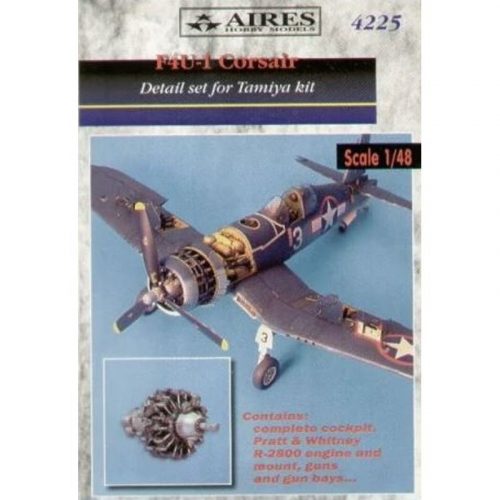 Aires F4U-1 Corsair Motor, Cockpit Set und Bewaffnung 1:48 (4225)