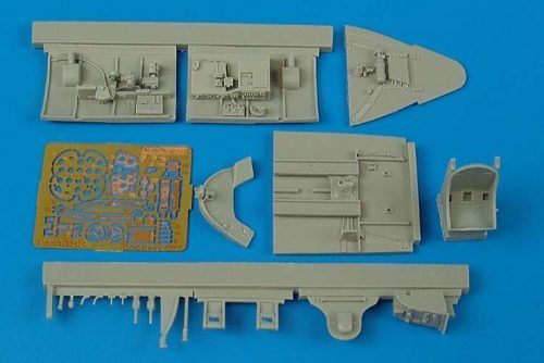 Aires F6F-5 Hellcat cockpit set for Hasegawa kit 1:48 (4388)