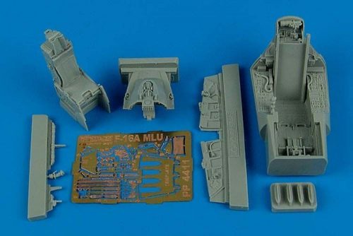 Aires F-16A MLU Falcon cockpit set für Hasegawa Bausatz 1:48 (4411)