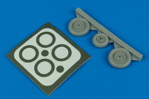 Aires MiG-17 Fresco wheels & paint masks für Hobby Boss Bausatz 1:48 (4416)