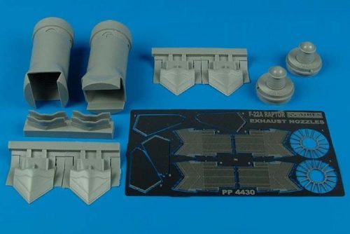 Aires F-22A Raptor exhaust nozzle für Academy Bausatz 1:48 (4430)