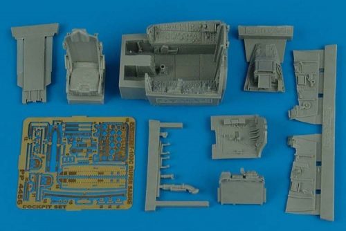 Aires F-100C Super Sabre cockpit set (TRU) 1:48 (4456)