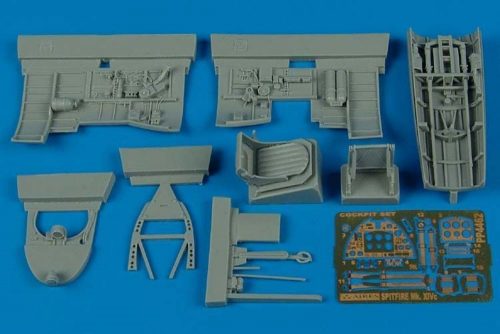 Aires Spitfire Mk.XIV cockpit set for Academy 1:48 (4462)