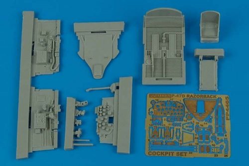 Aires P-47D Razorback cockpit set (TAMIYA) 1:48 (4465)