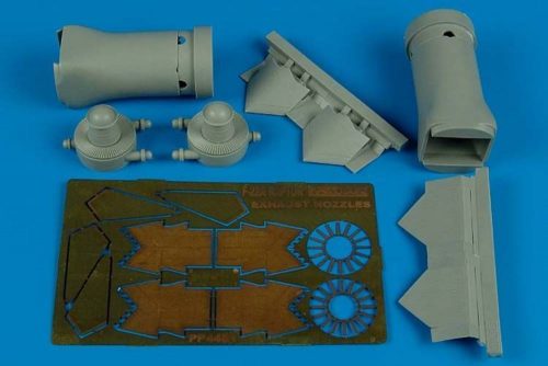 Aires F/A-22 Raptor exhaust nozzles-closed HAS 1:48 (4481)