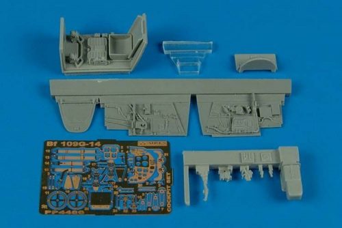 Aires Bf 109G-14 cockpit set for Academy 1:48 (4486)