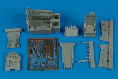 Aires F-100D Super Sabre cockpit set (TRU) 1:48 (4488)