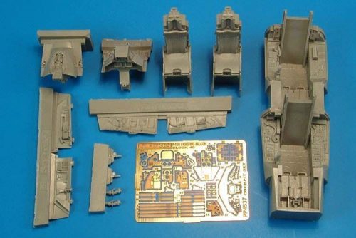 Aires F-16D Block 40 cockpit set for Kinetic 1:48 (4537)