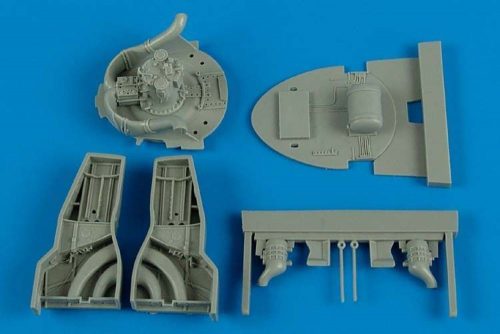 Aires F8F-1 Bearcat wheel bay for Hobby Boss 1:48 (4574)