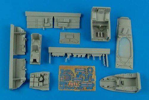 Aires Me 410B-2/U4 cockpit set for Meng 1:48 (4585)