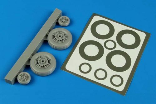 Aires S2F Tracker wheels & p. masks f. Kinetic 1:48 (4593)