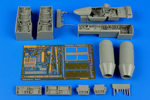 Aires F/A-18E Super Hornet detail set f.Hasega 1:48 (4635)