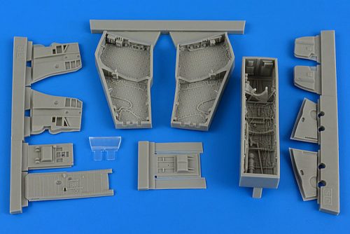 Aires F-4C/D Phantom II wheel bay with covers for Academy 1:48 (4688)